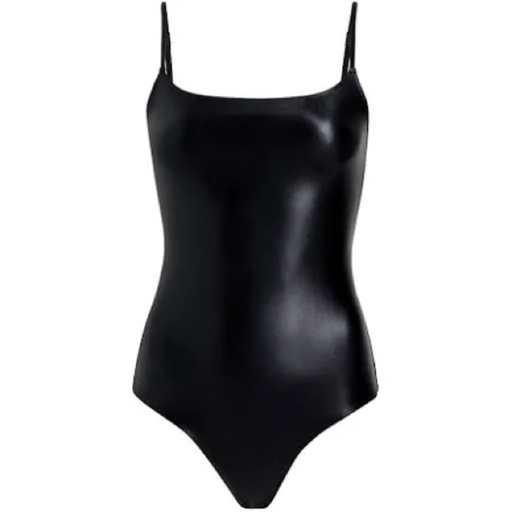 Commando Faux Leather Camisole Bodysuit